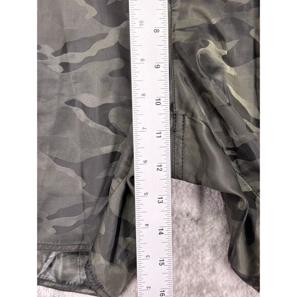 Parke & Ronen Swim Trunks 34 Mens Green Camouflage Mesh Liner 6" Swimwear - Picture 4 of 8